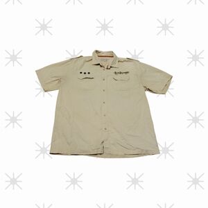 Ecko Unlimited Men's Beige Casual Button Down Shirt